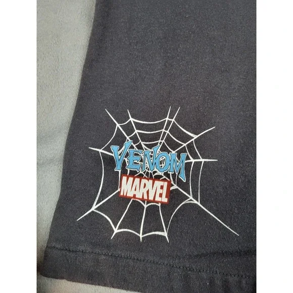 Marvel Disney Sweatpants Mens Small Gray Venom Attacks Spiderman Joggers Graphic - Picture 4 of 10